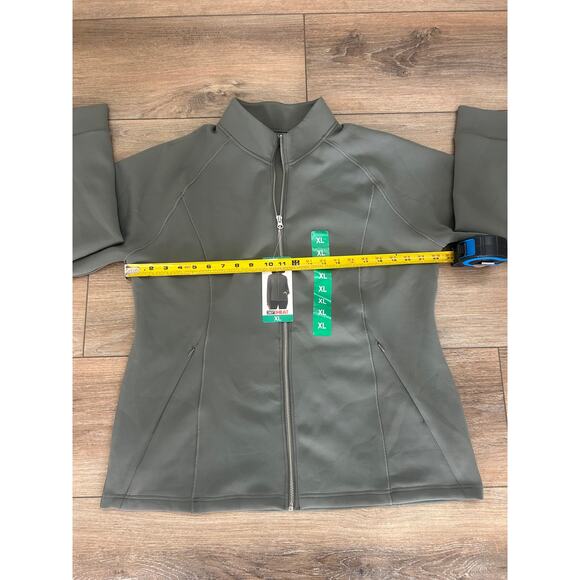 NWT 32 Degrees Heat Women's Active Full Zip Jacket Castor Gray Size XL - Picture 6 of 8
